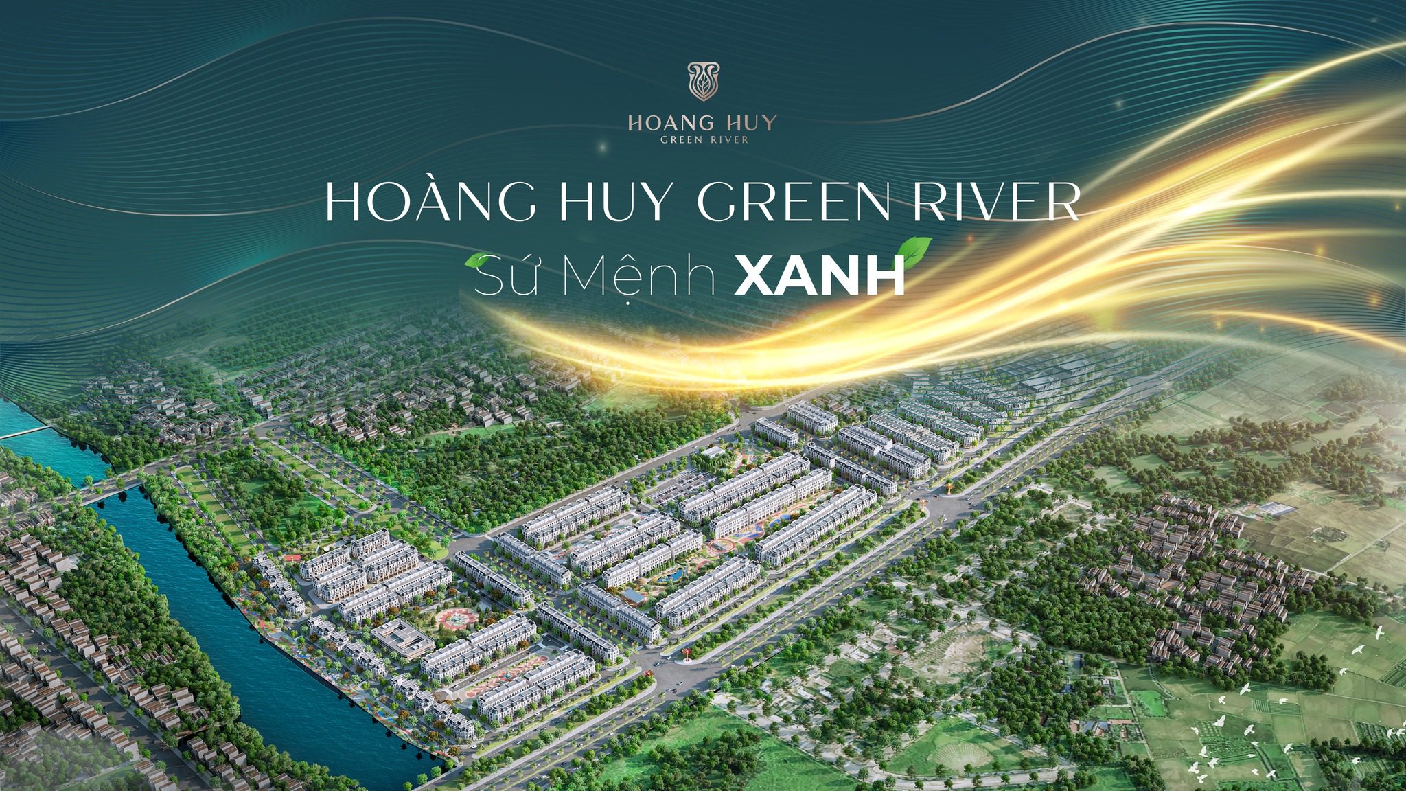 banner hoàng huy green river